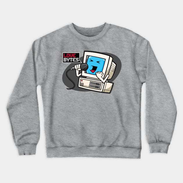 Love Bytes Crewneck Sweatshirt by RyanAstle